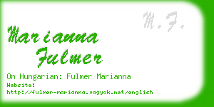 marianna fulmer business card